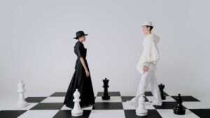 mode en noir et blanc
