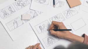 Planche d'animation en 2d