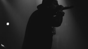Rappeur en concert